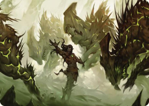Ezuri's Predation Art Card (23) [Commander Masters Art Series]