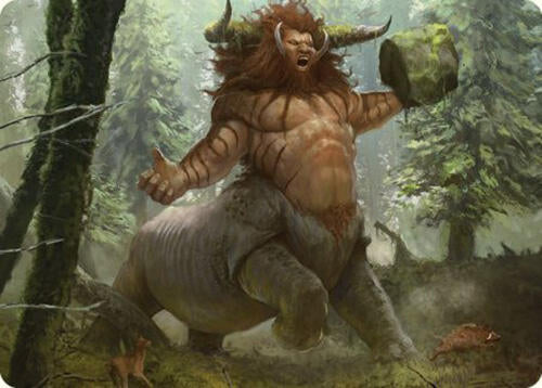 Stonehoof Chieftain Art Card (26) [Commander Masters Art Series]