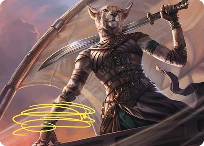 Mirri, Weatherlight Duelist Art Card (Gold-Stamped Signature) (28) [Commander Masters Art Series]