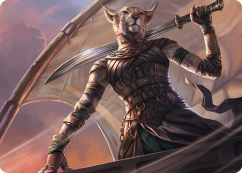 Mirri, Weatherlight Duelist Art Card (28) [Commander Masters Art Series]