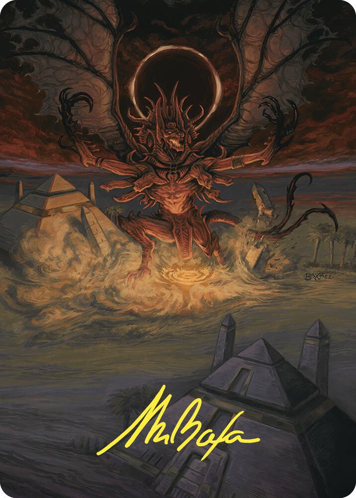 Dread Return Art Card (Gold-Stamped Signature) (36) [Commander Masters Art Series]
