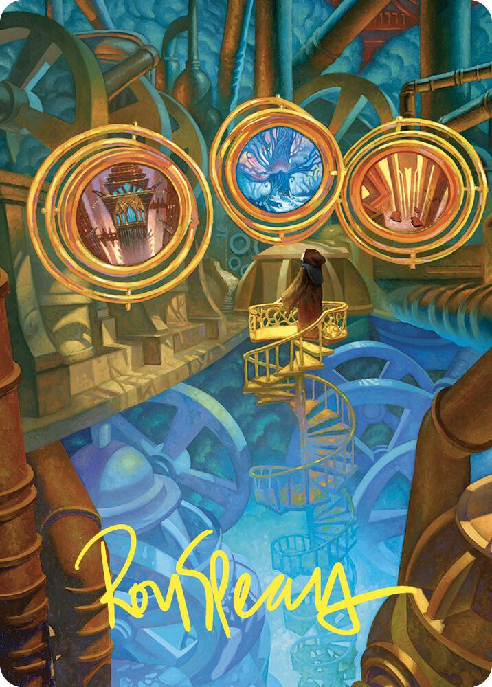Extraplanar Lens Art Card (Gold-Stamped Signature) (46) [Commander Masters Art Series]