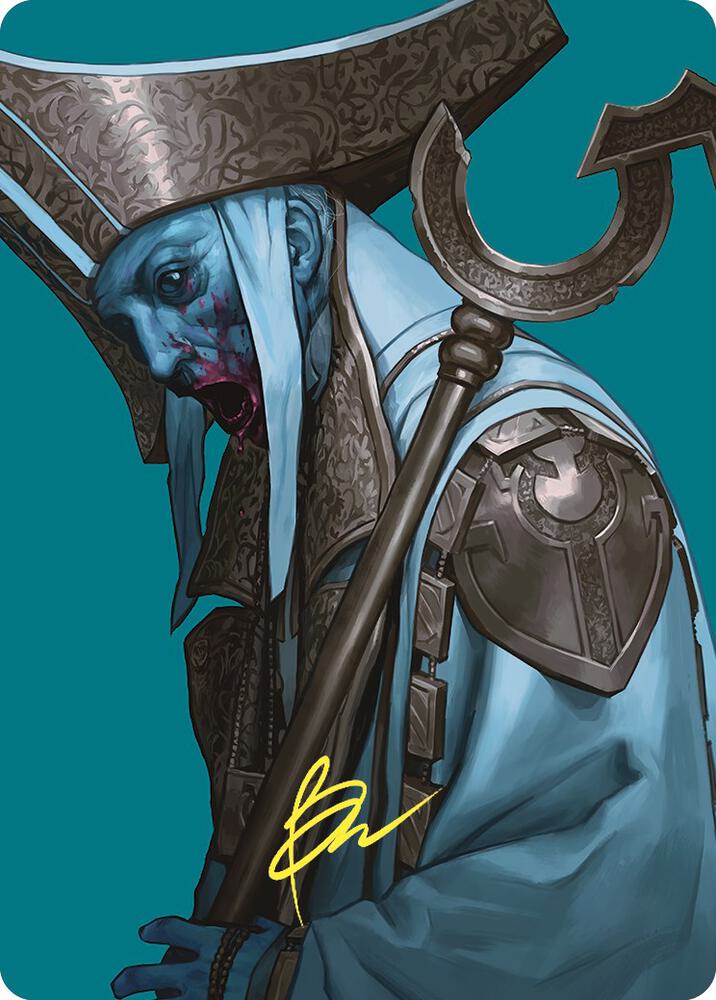 Mikaeus, the Unhallowed Art Card (Gold-Stamped Signature) (54) [Commander Masters Art Series]