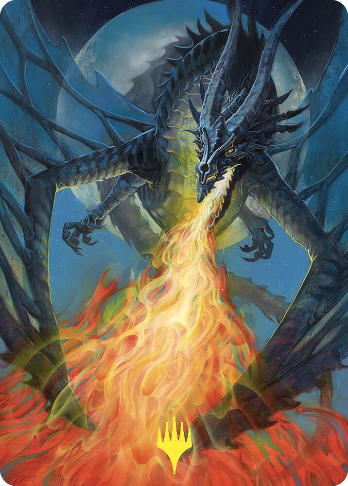 Balefire Dragon Art Card (Gold-Stamped) (65) [Commander Masters Art Series]