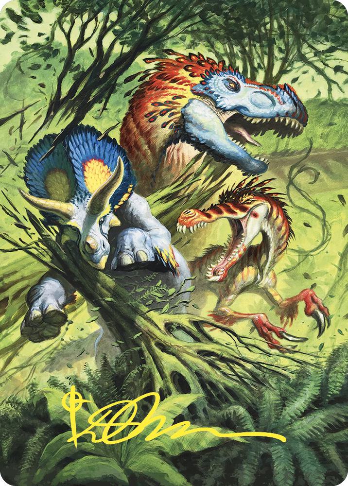 Finale of Devastation Art Card (Gold-Stamped Signature) (68) [Commander Masters Art Series]