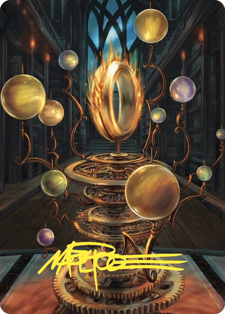 Sol Ring Art Card (Gold-Stamped Signature) (70) [Commander Masters Art Series]