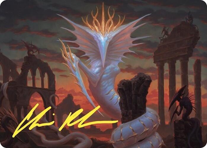 Sliver Gravemother Art Card (Gold-Stamped Signature) (73) [Commander Masters Art Series]
