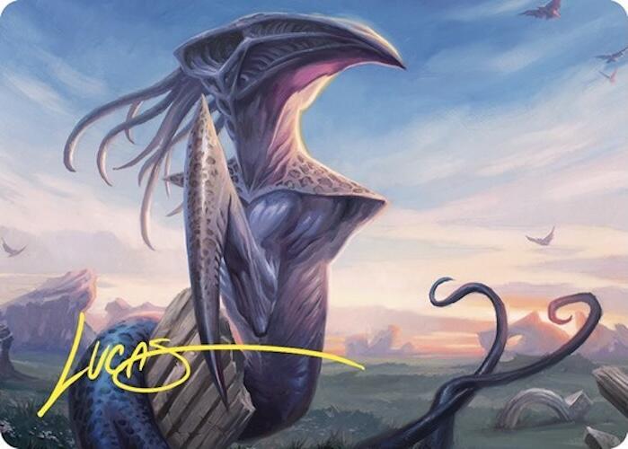 Sentinel Sliver Art Card (Gold-Stamped Signature) (76) [Commander Masters Art Series]
