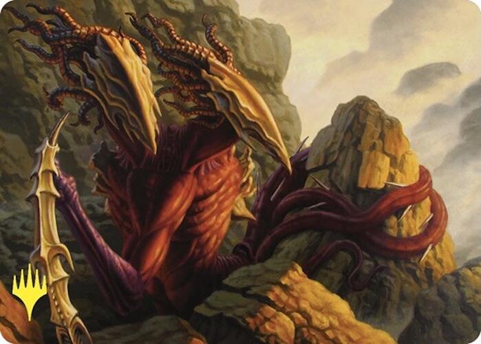 Two-Headed Sliver Art Card (Gold-Stamped) (79) [Commander Masters Art Series]