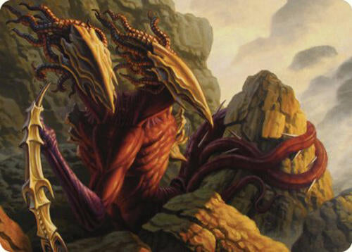 Two-Headed Sliver Art Card (79) [Commander Masters Art Series]
