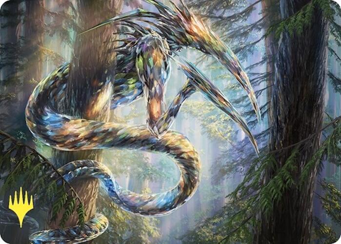 Gemhide Sliver Art Card (Gold-Stamped) (80) [Commander Masters Art Series]