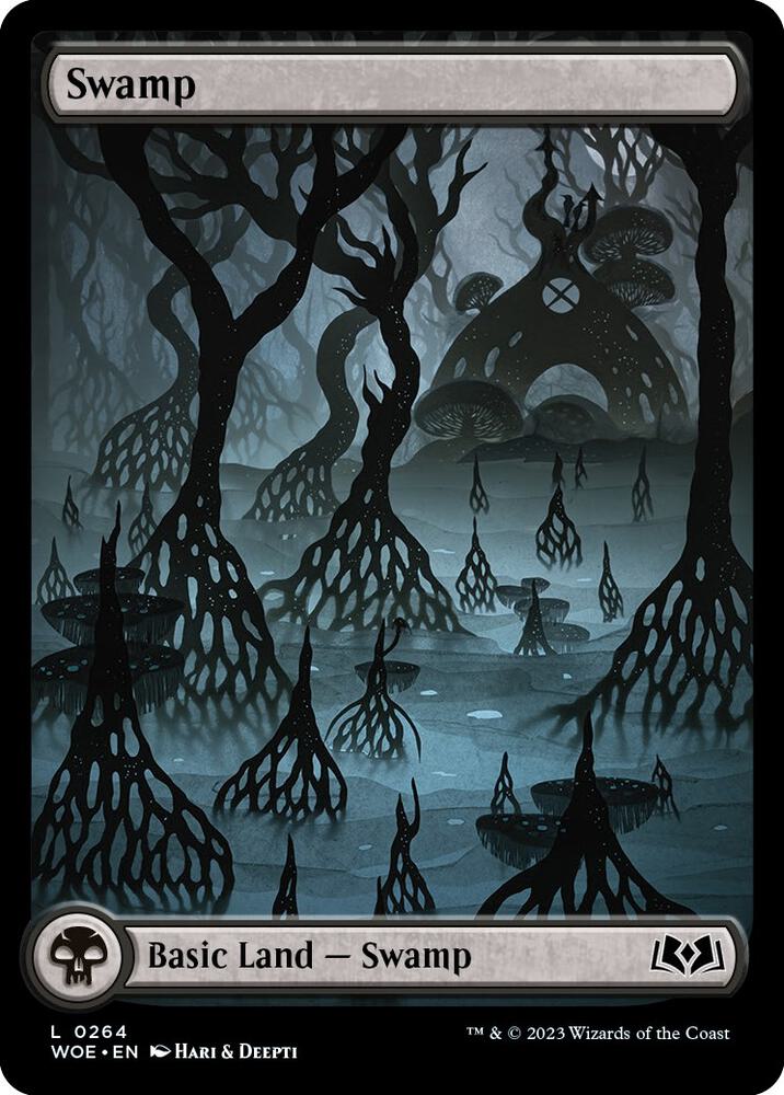 Swamp (0264) [Wilds of Eldraine] [Full Art]