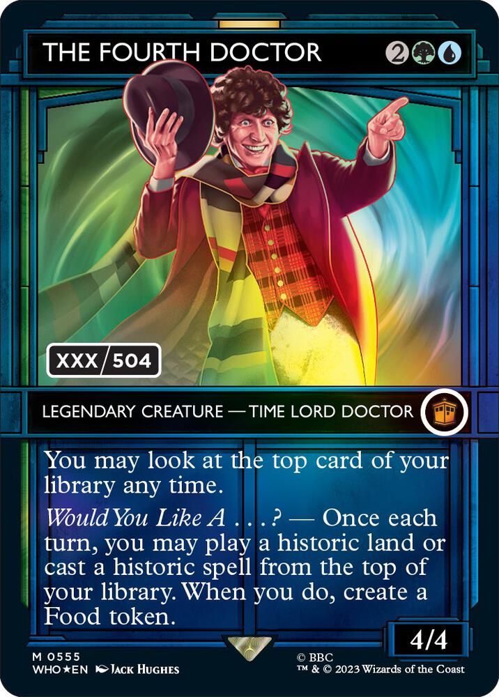 The Fourth Doctor (Serial Numbered) (555) [Doctor Who] [Showcase, Borderless]