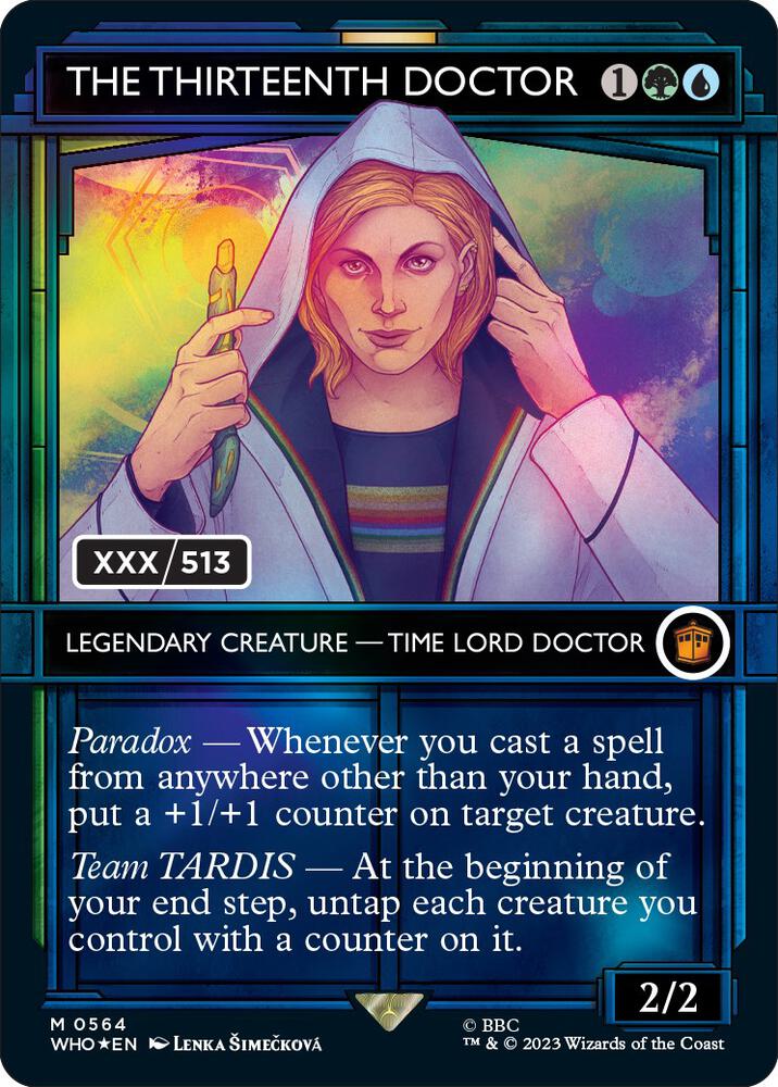 The Thirteenth Doctor (Serial Numbered) (564) [Doctor Who] [Showcase, Borderless]