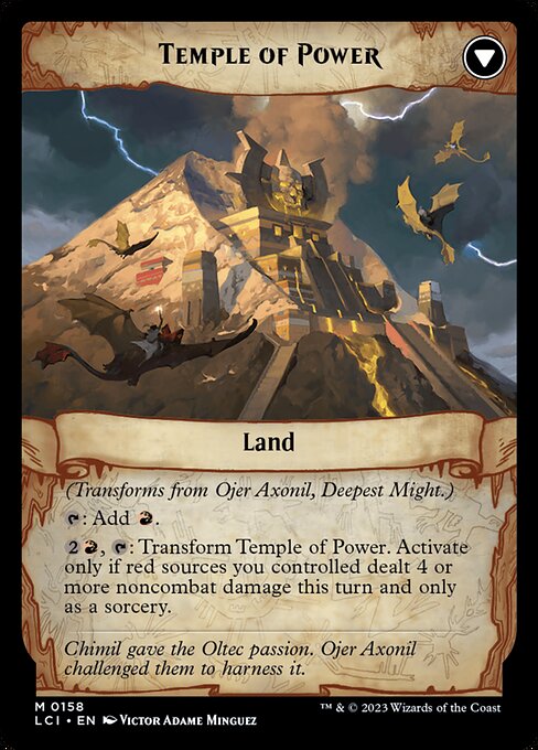Ojer Axonil, Deepest Might (158) [The Lost Caverns of Ixalan] Reverse