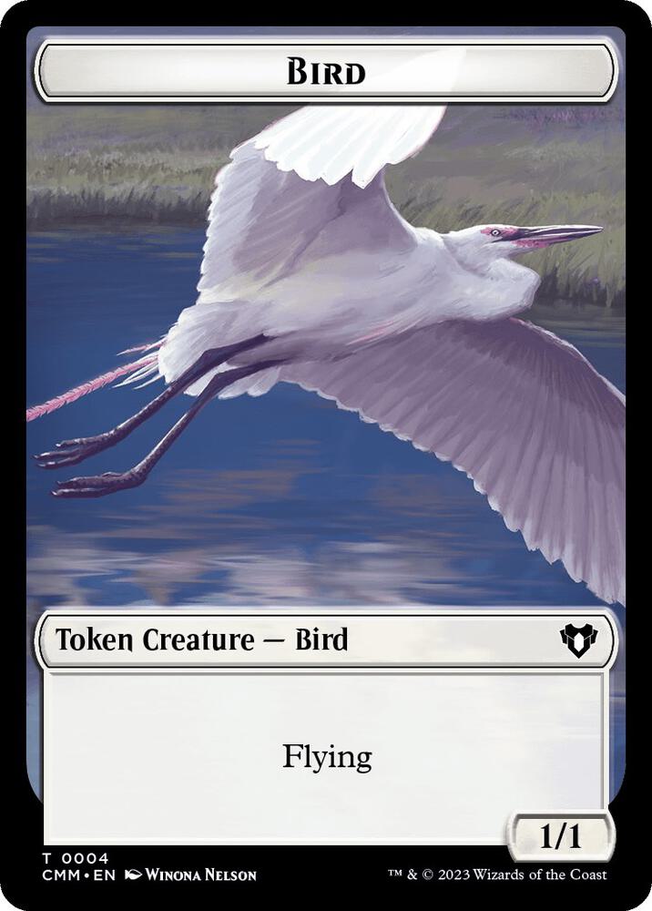 Bird // Phyrexian Myr Double-Sided Token (4 // 44) [Commander Masters]