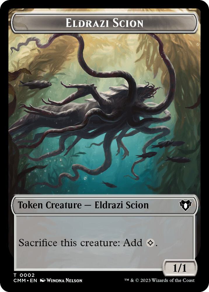 Eldrazi Scion // Goblin Double-Sided Token (2 // 27) [Commander Masters]