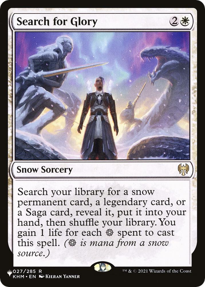 Search for Glory (27) [The List]