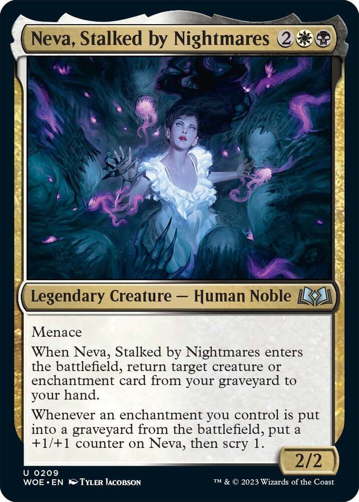 Neva, Stalked by Nightmares (209) [Wilds of Eldraine]