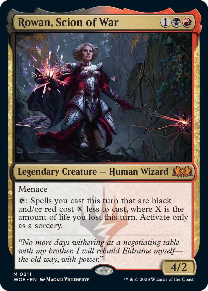 Rowan, Scion of War (211) [Wilds of Eldraine]