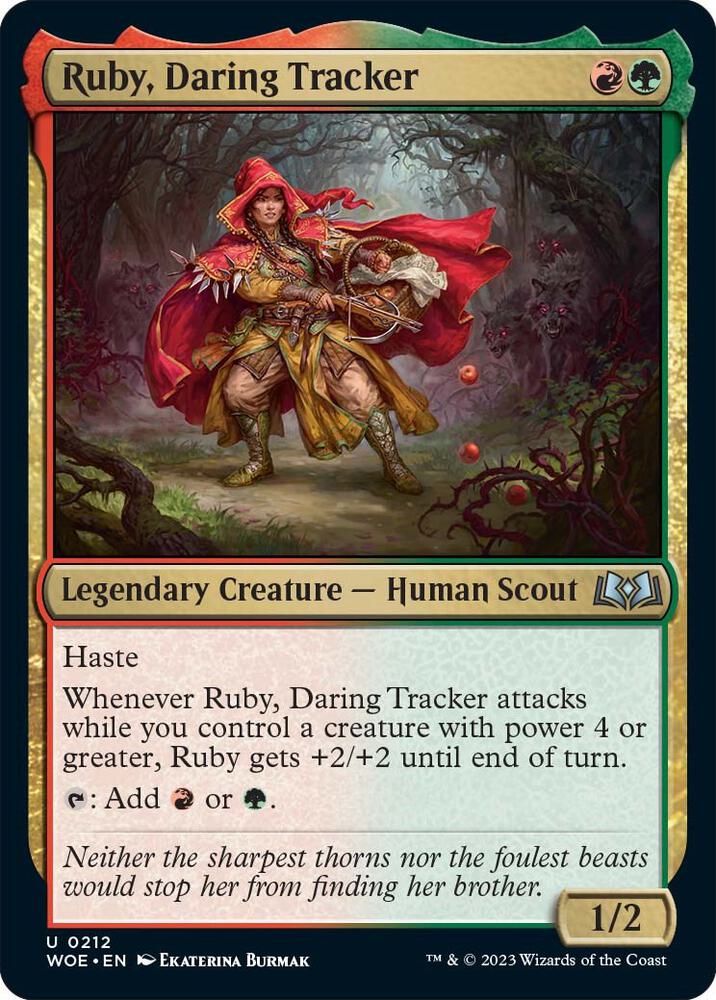 Ruby, Daring Tracker (212) [Wilds of Eldraine]
