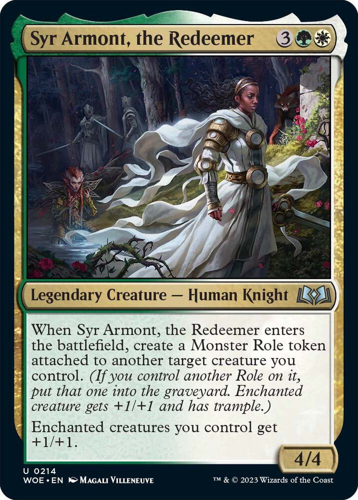 Syr Armont, the Redeemer (214) [Wilds of Eldraine]