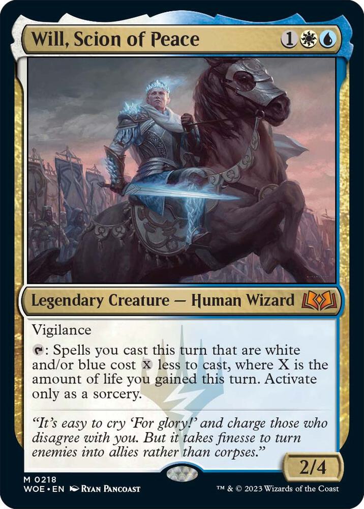 Will, Scion of Peace (218) [Wilds of Eldraine]
