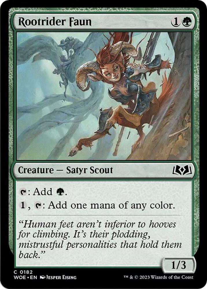 Rootrider Faun (182) [Wilds of Eldraine]