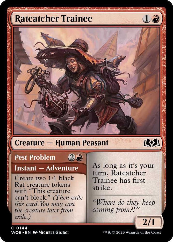 Ratcatcher Trainee (144) [Wilds of Eldraine]