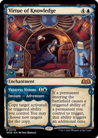 Virtue of Knowledge (Showcase) (279) [Wilds of Eldraine] [Showcase]