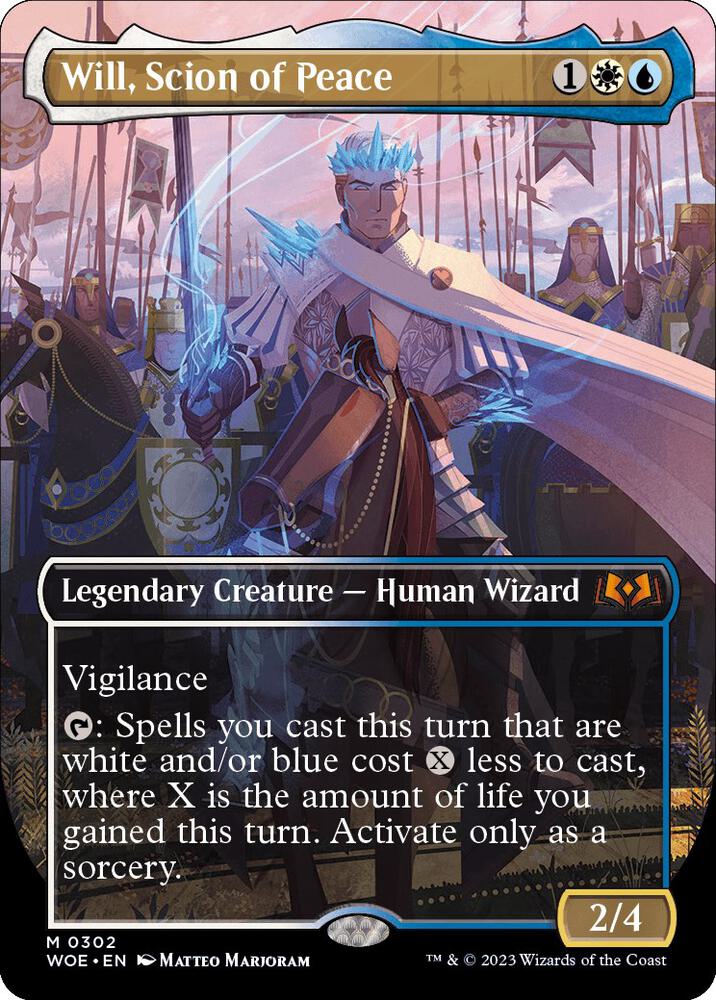 Will, Scion of Peace (Borderless) (302) [Wilds of Eldraine] [Borderless]