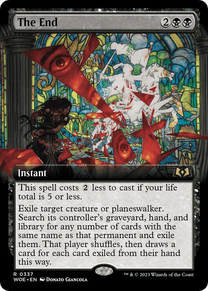 The End (Extended Art) (337) [Wilds of Eldraine] [Extended Art]