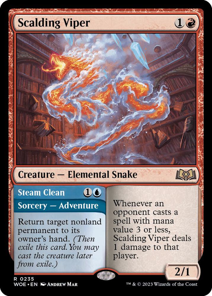 Scalding Viper (235) [Wilds of Eldraine]