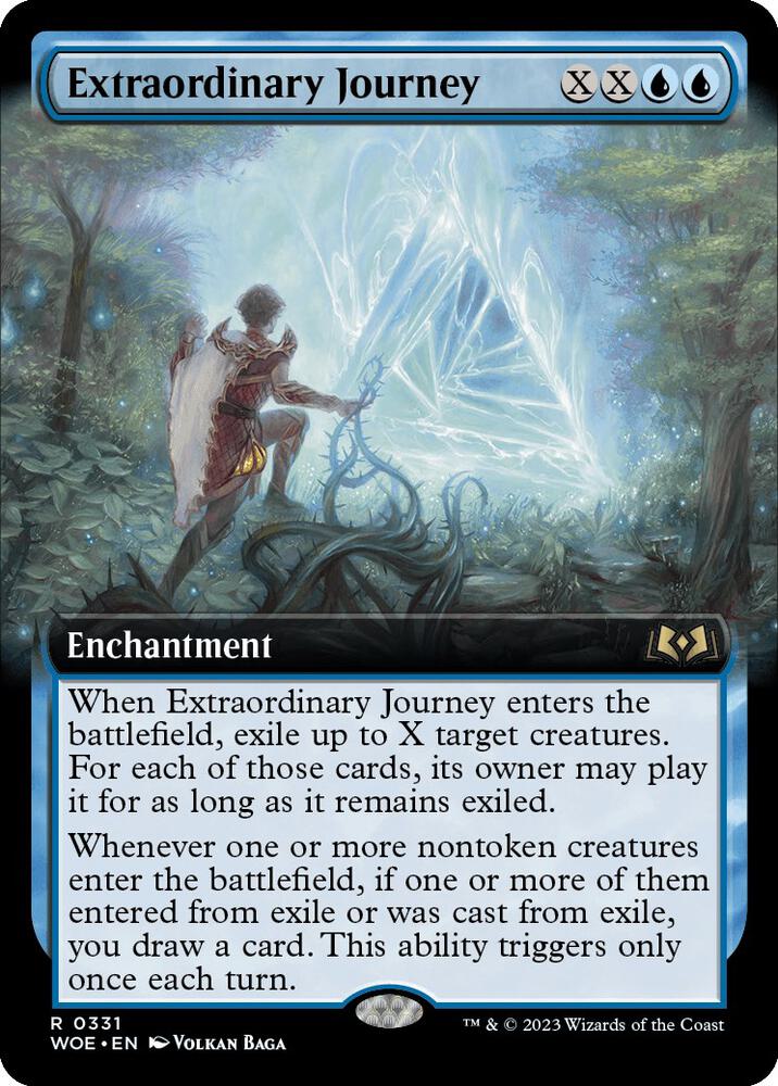 Extraordinary Journey (Extended Art) (331) [Wilds of Eldraine] [Extended Art]