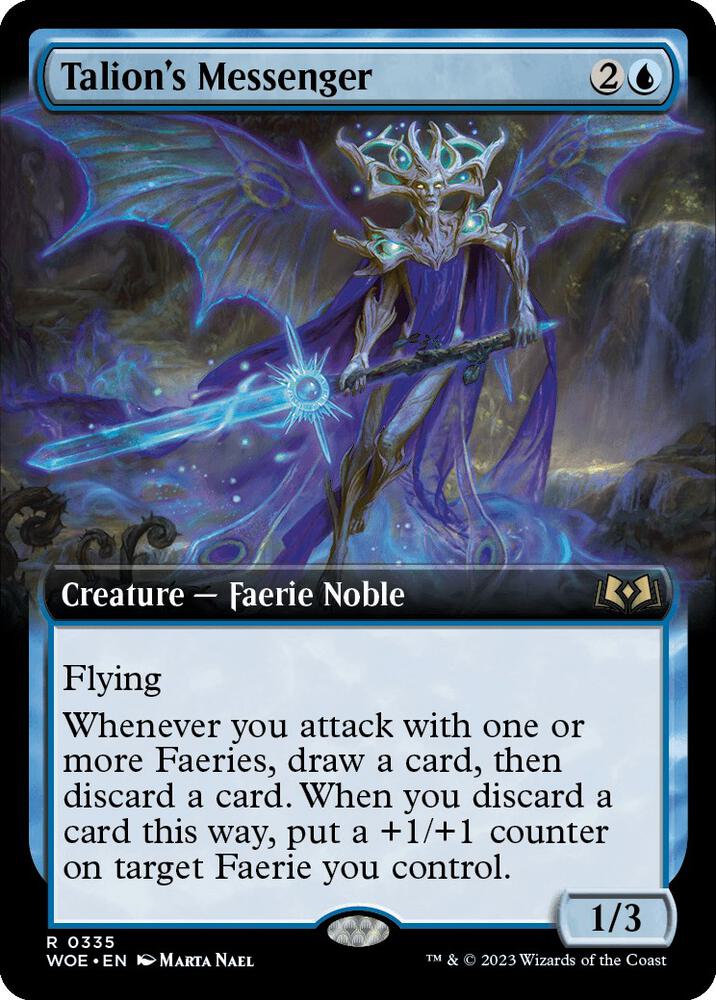 Talion's Messenger (Extended Art) (335) [Wilds of Eldraine] [Extended Art]