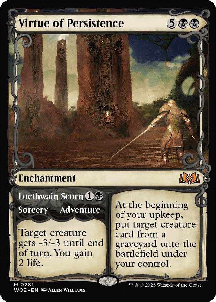 Virtue of Persistence (Showcase) (281) [Wilds of Eldraine] [Showcase]