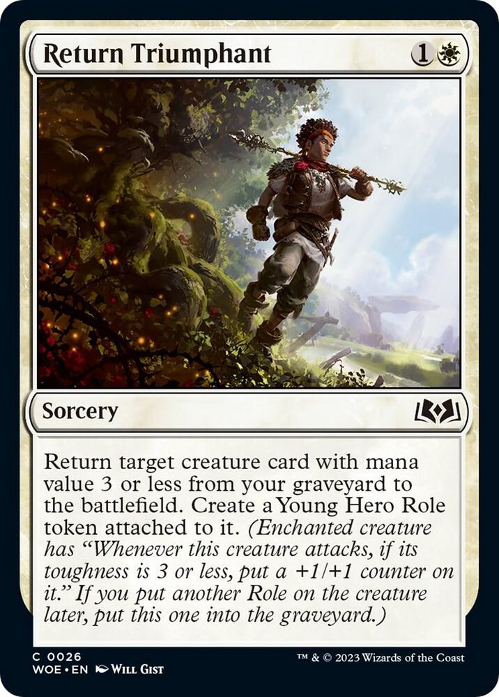 Return Triumphant (26) [Wilds of Eldraine]