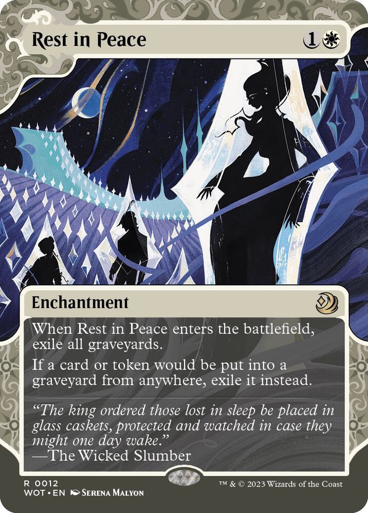 Rest in Peace (12) [Wilds of Eldraine: Enchanting Tales] [Showcase, Borderless]