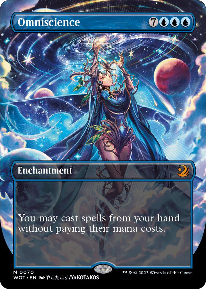 Omniscience (Anime Borderless) (70) [Wilds of Eldraine: Enchanting Tales] [Borderless]