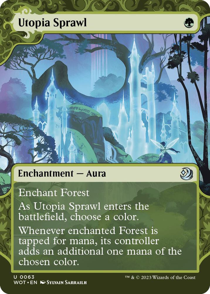 Utopia Sprawl (63) [Wilds of Eldraine: Enchanting Tales] [Showcase, Borderless]