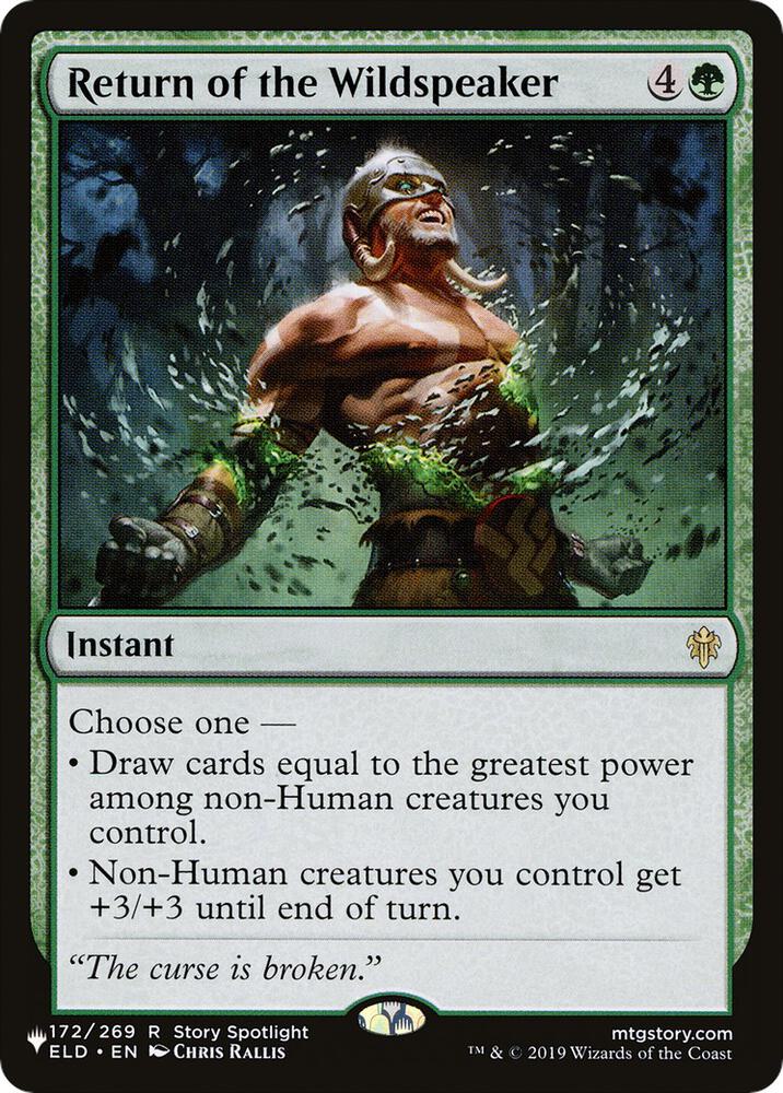 Return of the Wildspeaker (172/269) [The List]