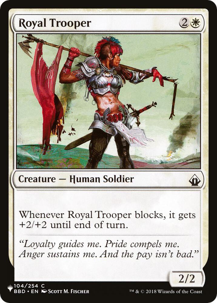 Royal Trooper (104/254) [The List]