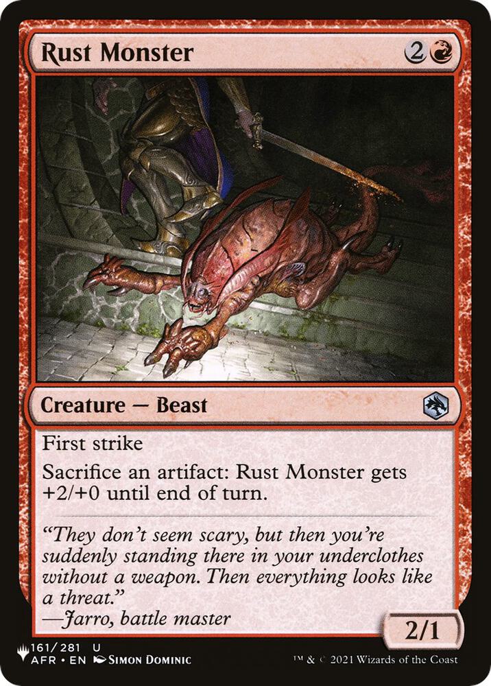 Rust Monster (161/281) [The List]