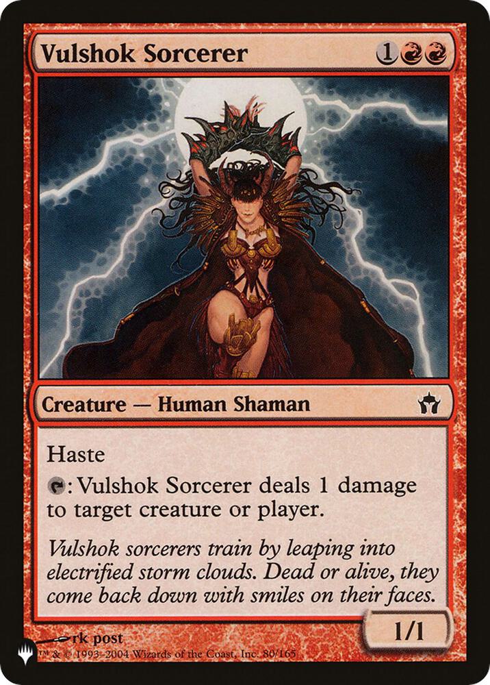 Vulshok Sorcerer (80/165) [The List]