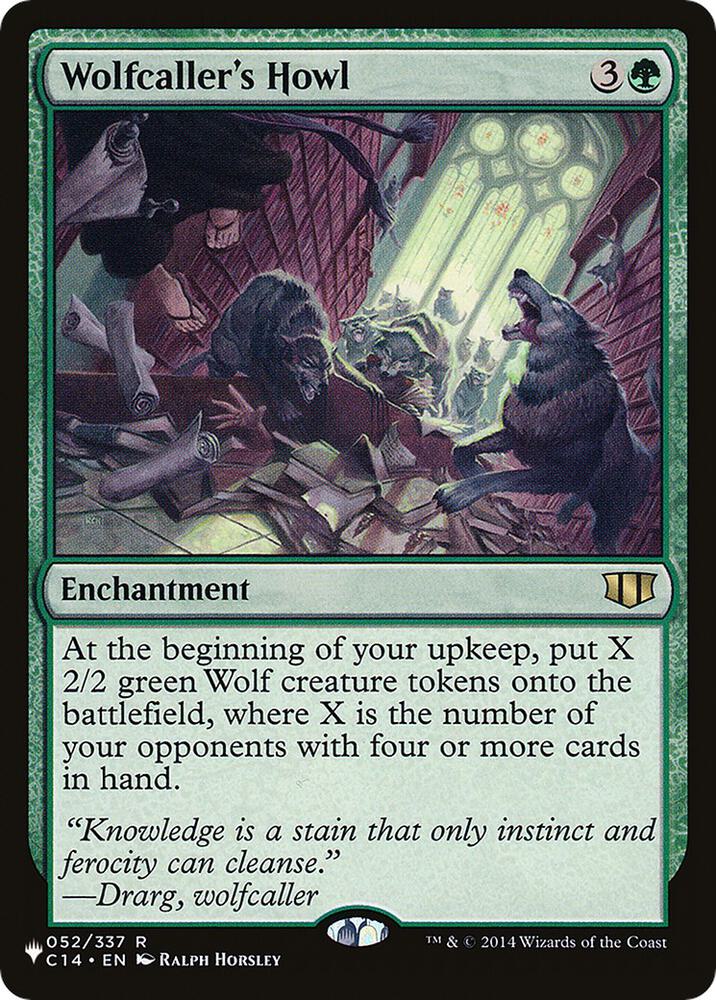 Wolfcaller's Howl (052/337) [The List]