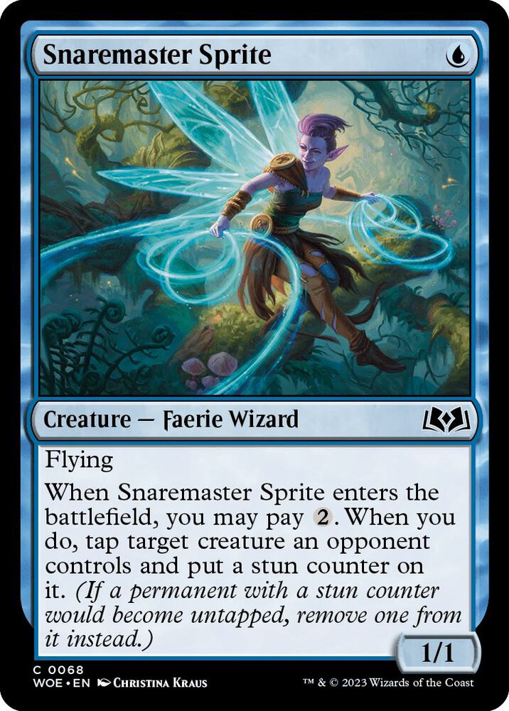 Snaremaster Sprite (68) [Wilds of Eldraine]
