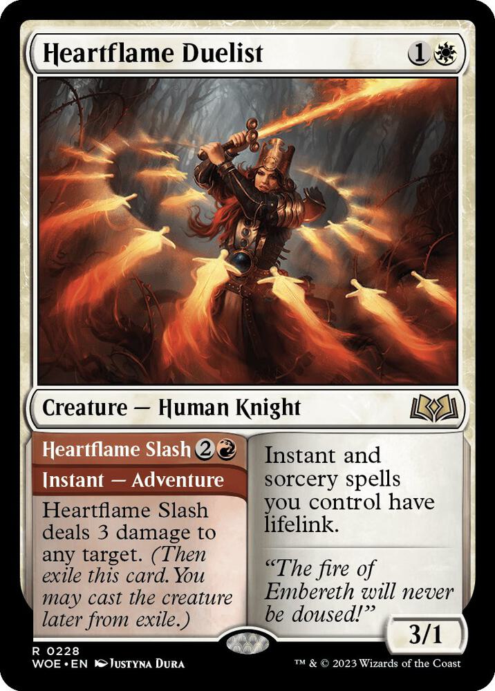 Heartflame Duelist (228) [Wilds of Eldraine]