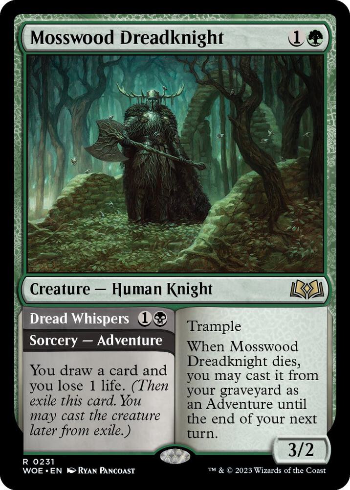 Mosswood Dreadknight (231) [Wilds of Eldraine]