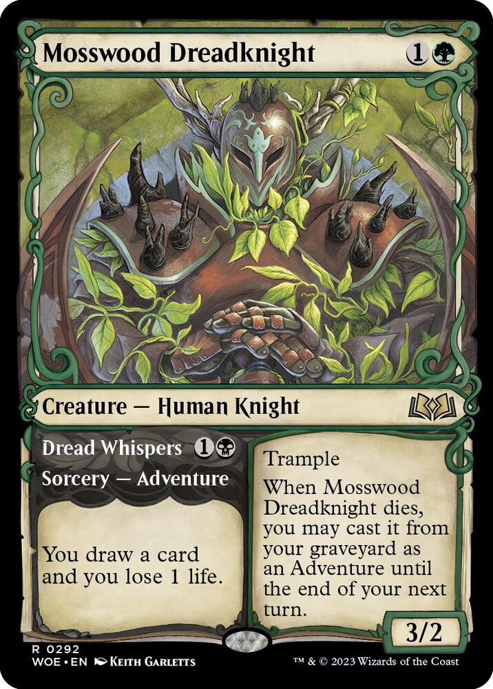 Mosswood Dreadknight (Showcase) (292) [Wilds of Eldraine] [Showcase]