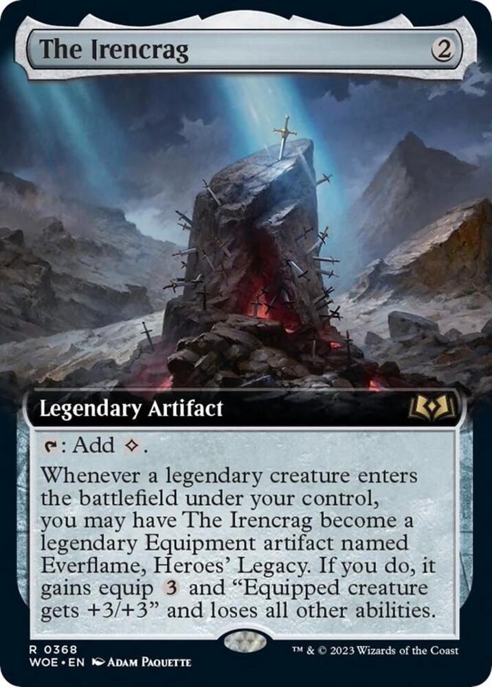 The Irencrag (Extended Art) (368) [Wilds of Eldraine] [Extended Art]